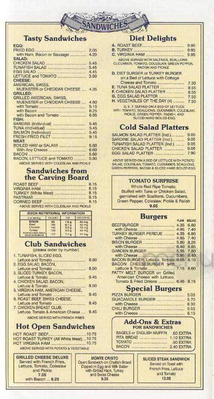 Westside - New York, NY menu_pic
