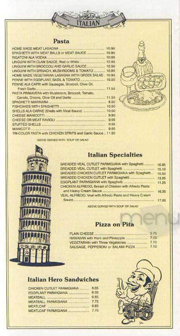 Westside - New York, NY menu_pic