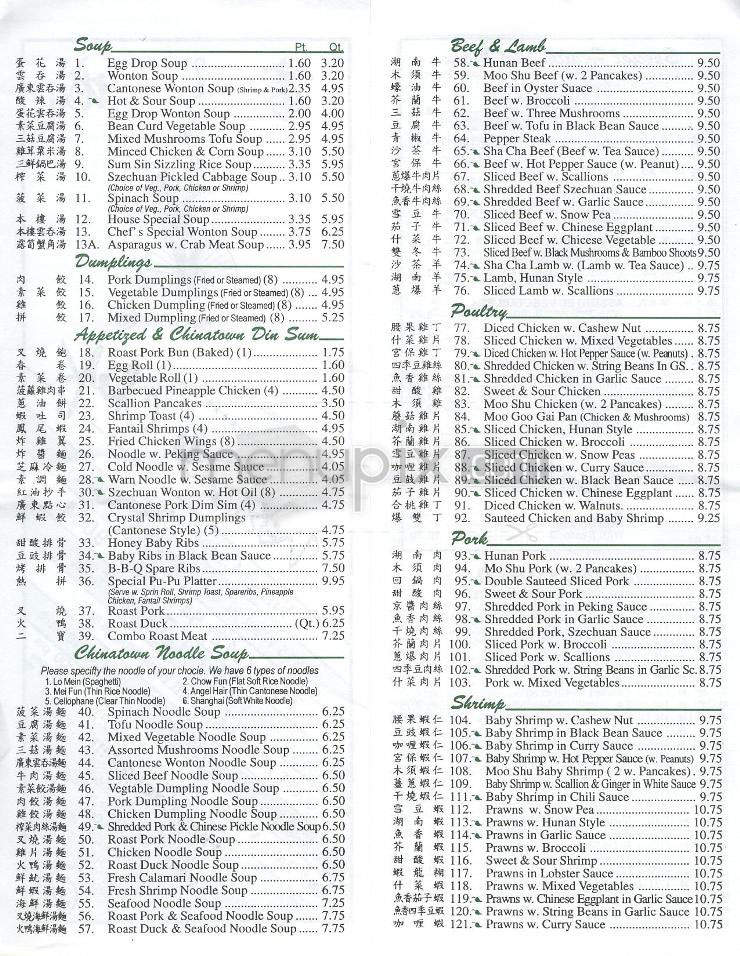 West Side Chefs - New York, NY menu_pic
