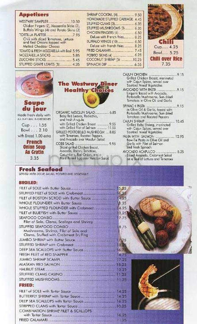 Westway Diner - New York, NY menu_pic