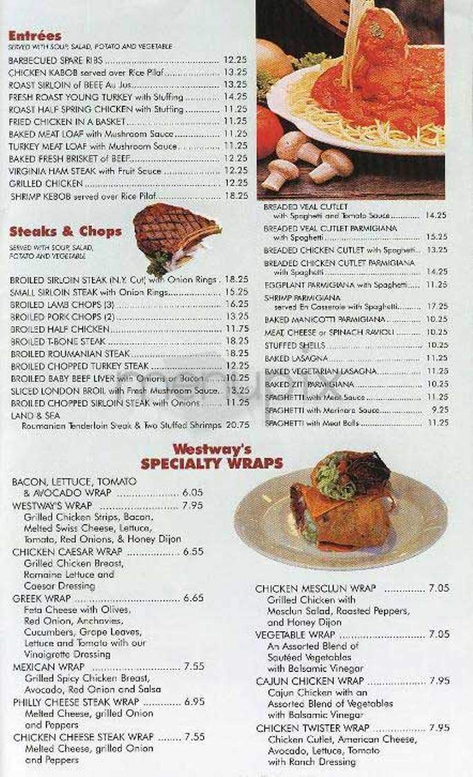 Westway Diner - New York, NY menu_pic