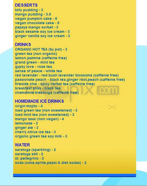 Wild Ginger - New York, NY menu_pic