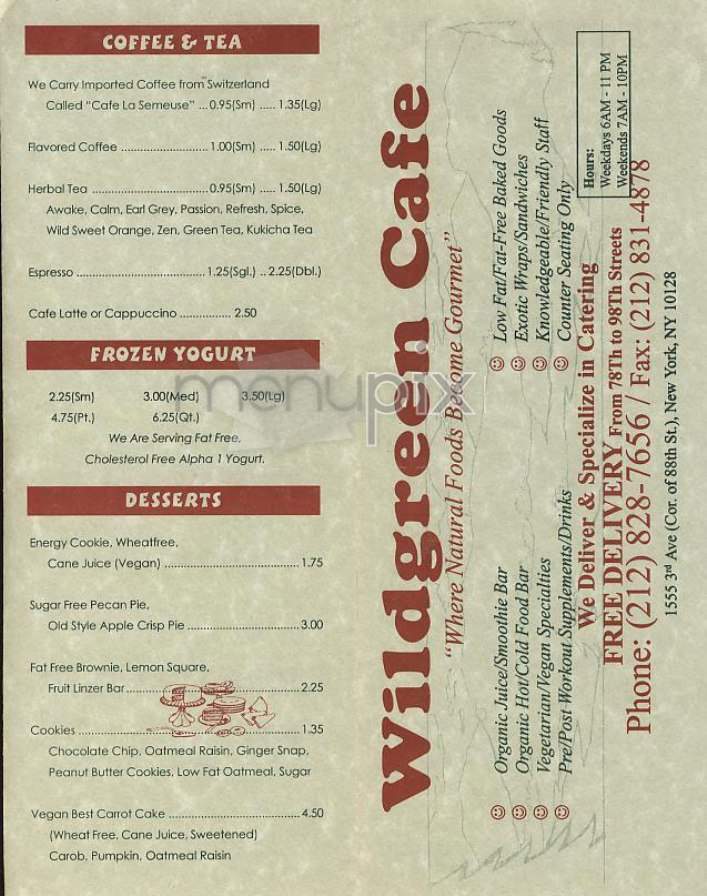 /303475/Wildgreen-Cafe-New-York-NY - New York, NY