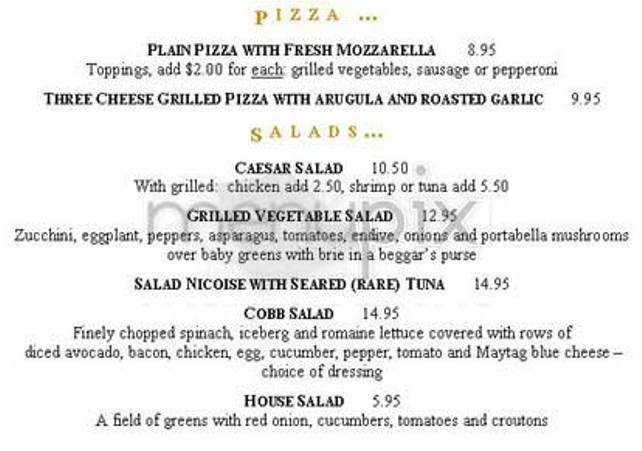 Windfall - New York, NY menu_pic