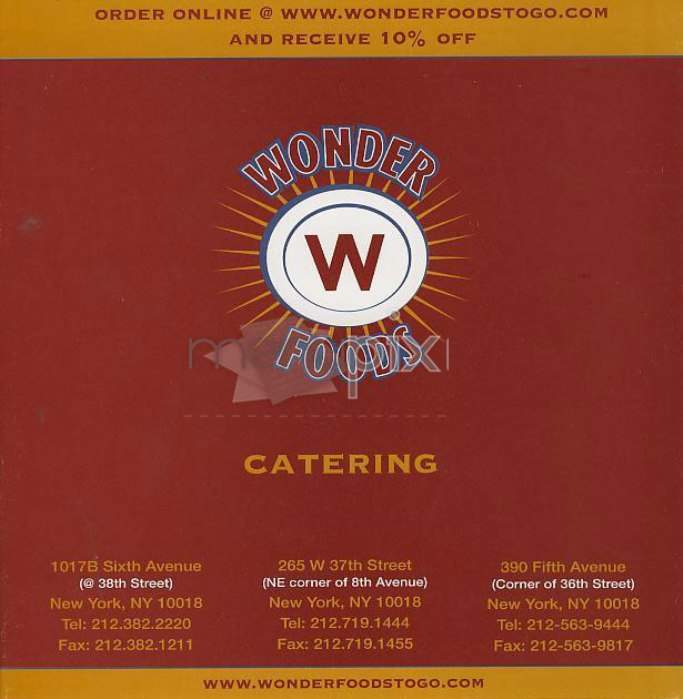 /304818/Wonder-Foods-New-York-NY - New York, NY