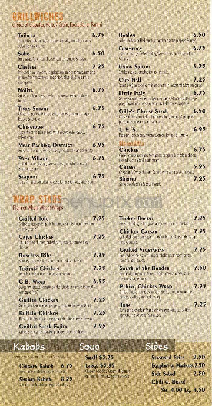WOW Cafe - Baton Rouge, LA menu_pic