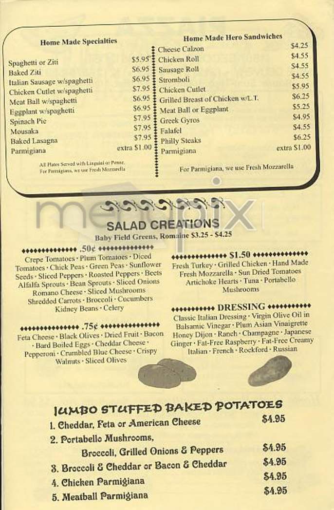 Wrap & Roll Grill - New York, NY menu_pic