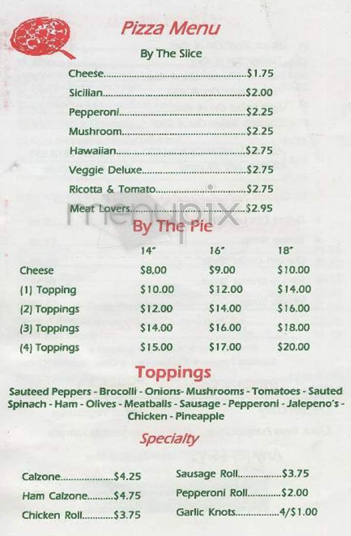 Xpress Deli - New York, NY menu_pic