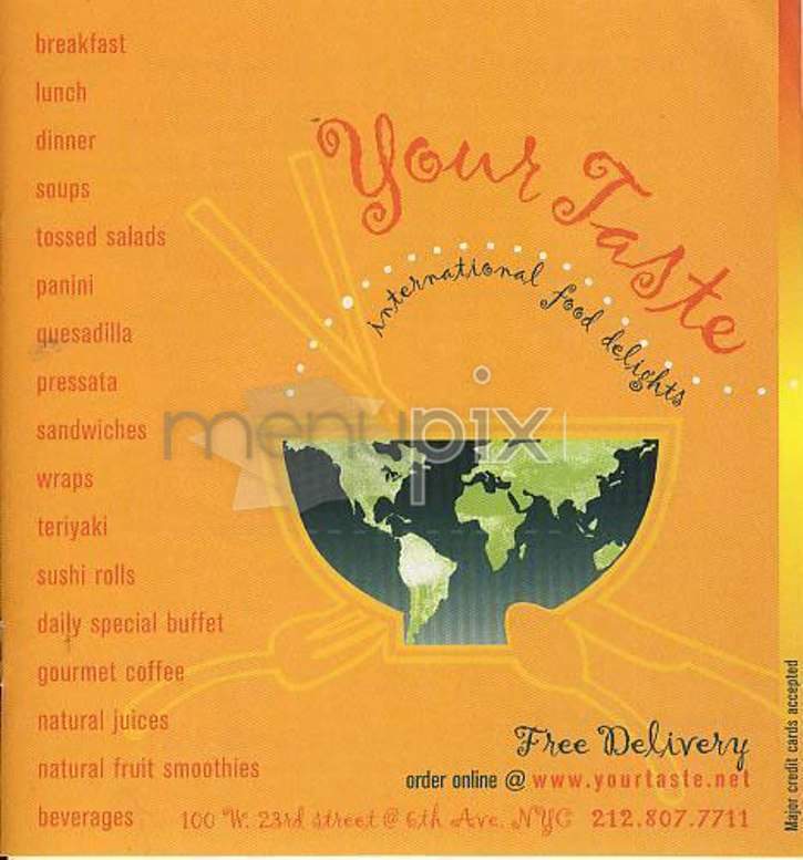 /303532/Your-Taste-New-York-NY - New York, NY