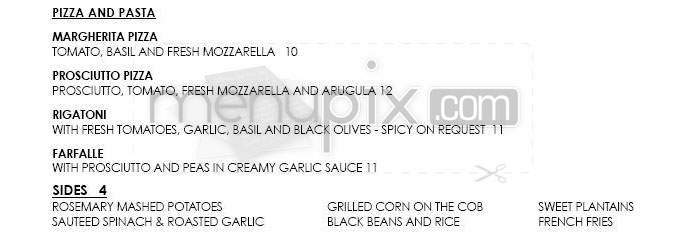 Bowery Bar - New York, NY menu_pic