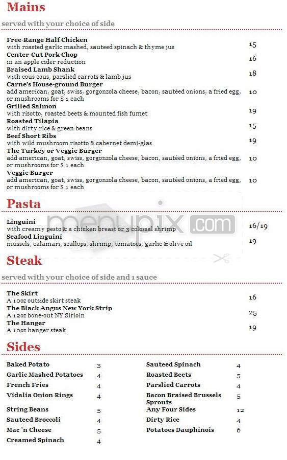 Carne - New York, NY menu_pic