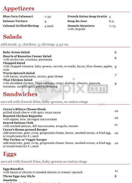 Carne - New York, NY menu_pic