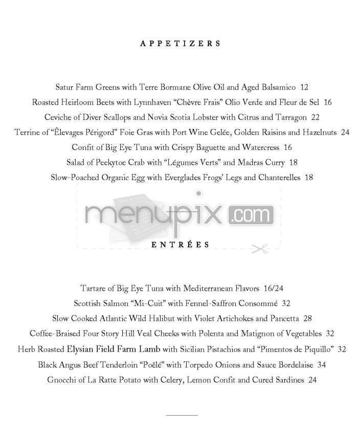 Eleven Madison Park - New York, NY menu_pic