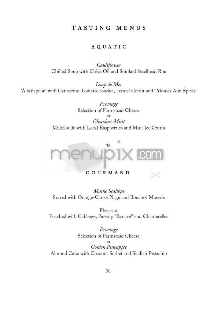 Eleven Madison Park - New York, NY menu_pic