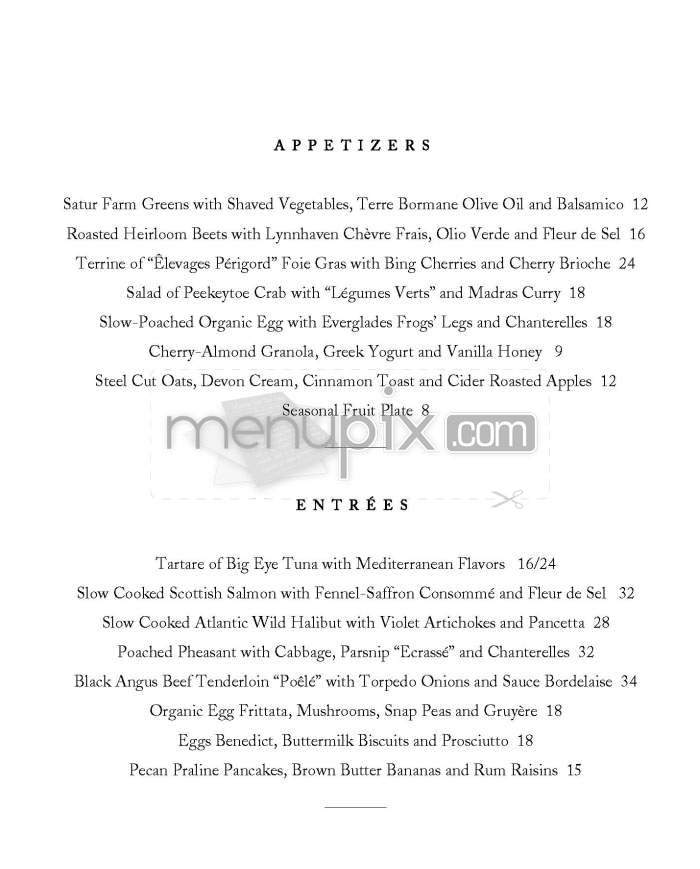 Eleven Madison Park - New York, NY menu_pic