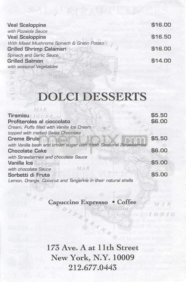 il angolo della pasta - New York, NY menu_pic