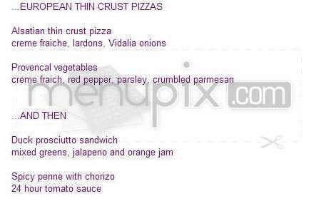 Klee - New York, NY menu_pic