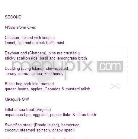 Klee - New York, NY menu_pic