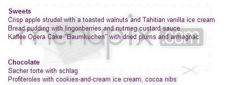 Klee - New York, NY menu_pic
