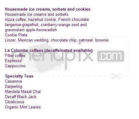Klee - New York, NY menu_pic