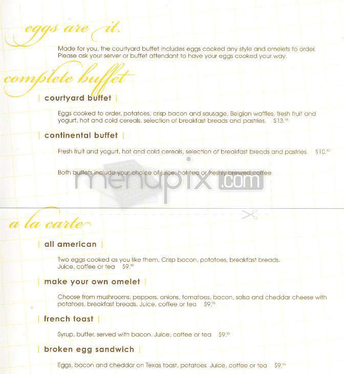 Hudson Cafe (Marriot) - Jersey City, NJ menu_pic