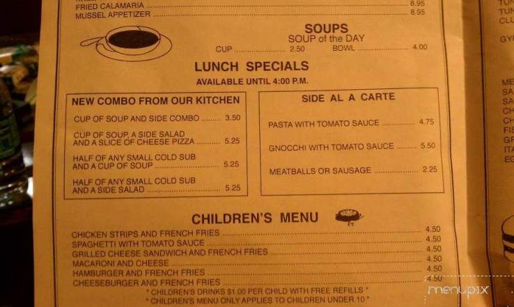 New York Pizza & Pasta - Uniontown, PA menu_pic