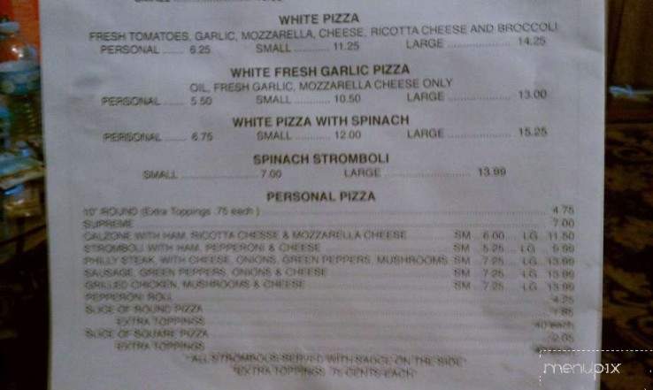 New York Pizza & Pasta - Uniontown, PA menu_pic