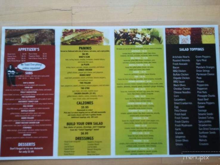 The Pickle - Lafayette, IN menu_pic