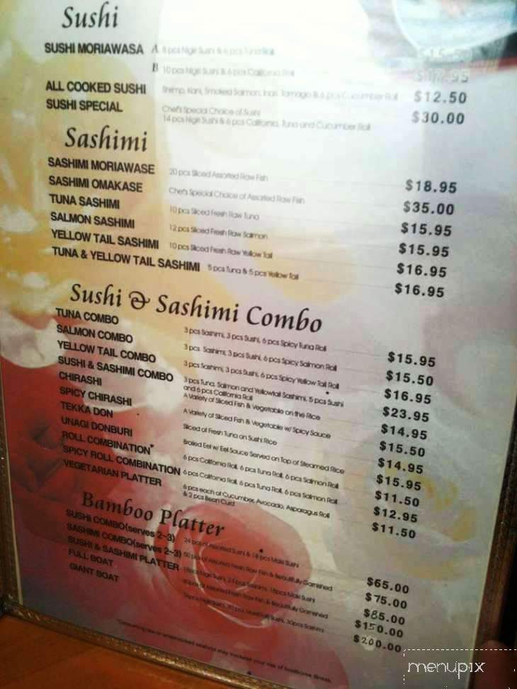 Naru Asian Cuisine - Manassas, VA menu_pic