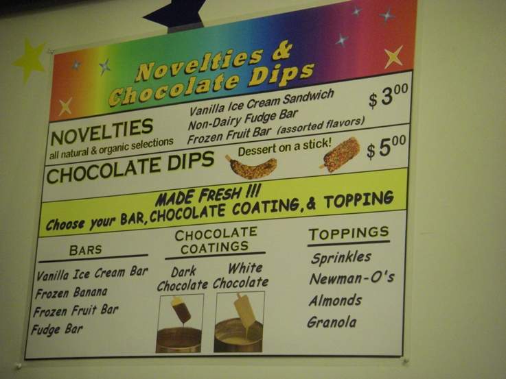 Northern Lights Wholesome Foods & Ice Cream - Olympic Valley, CA menu_pic