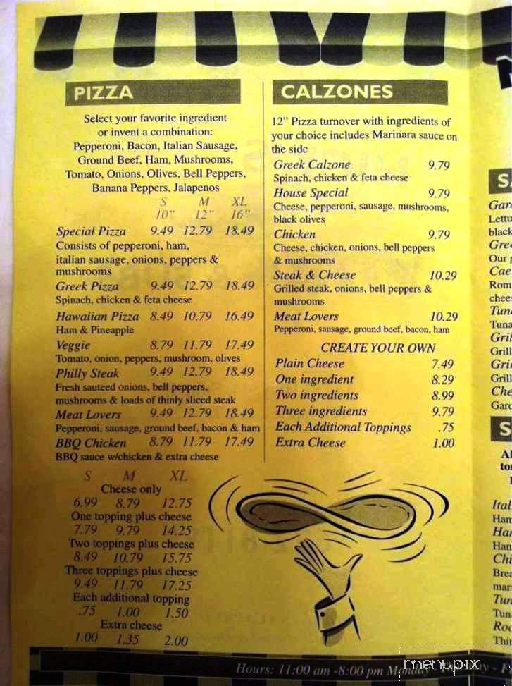 Nick's Pizza & Subs - Gonzales, LA menu_pic