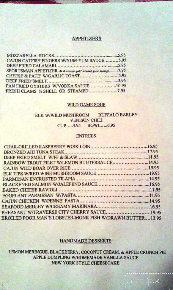 Oscar & Joeys Roadhouse - Birch Run, MI menu_pic