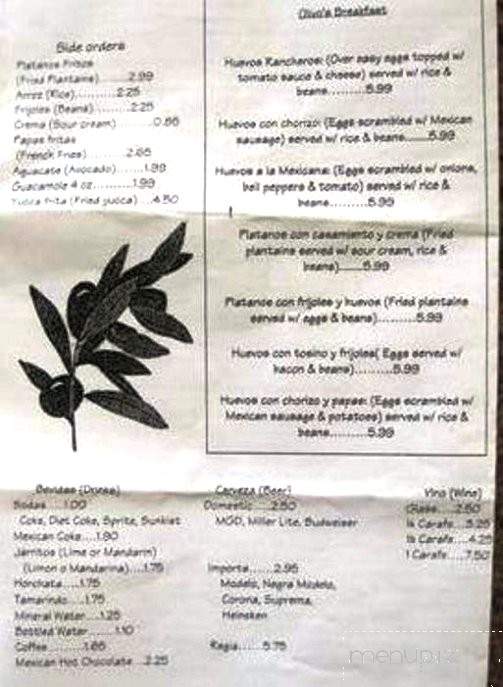 Olivos Restaurant - San Francisco, CA menu_pic