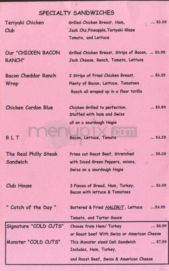 63rd Market & Grill - Vancouver, WA menu_pic