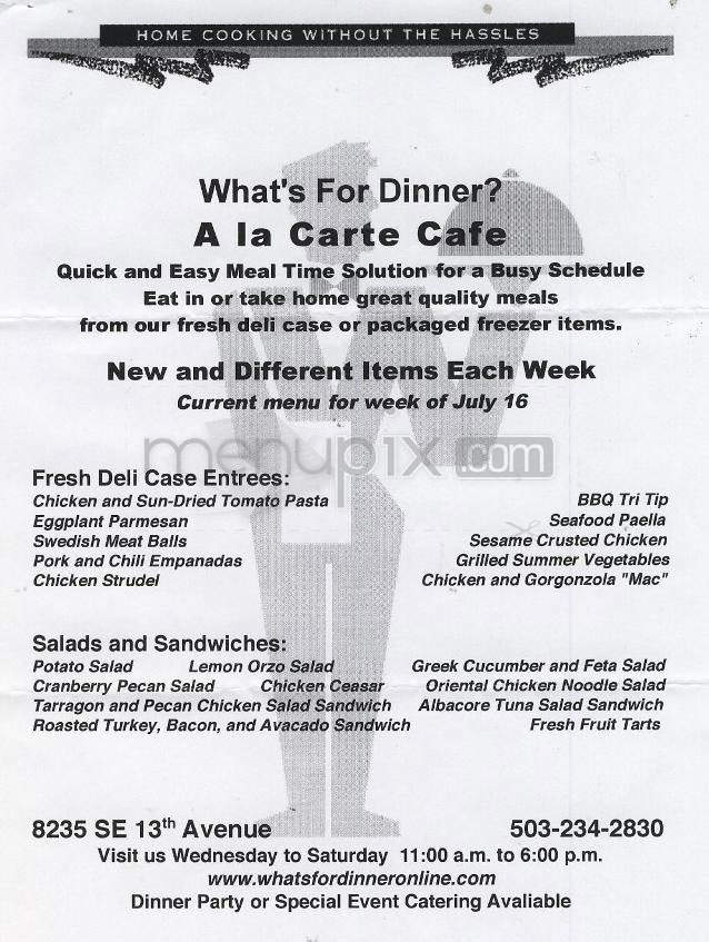 /909175/A-La-Carte-Cafe-Portland-OR - Portland, OR