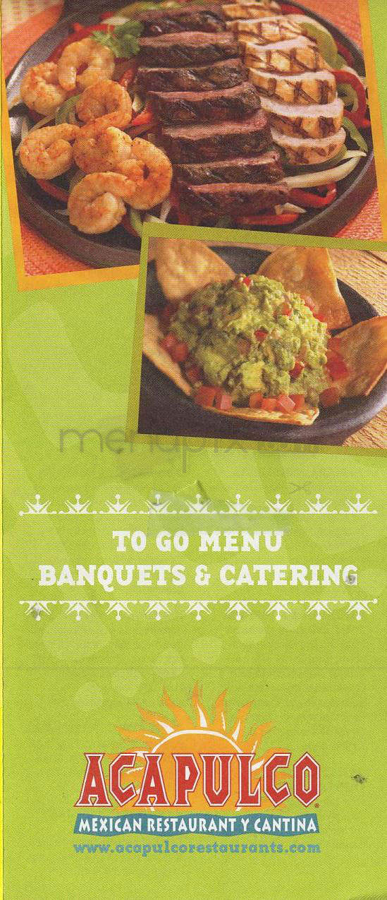 Acapulco Mexican Restaurant - Portland, OR menu_pic