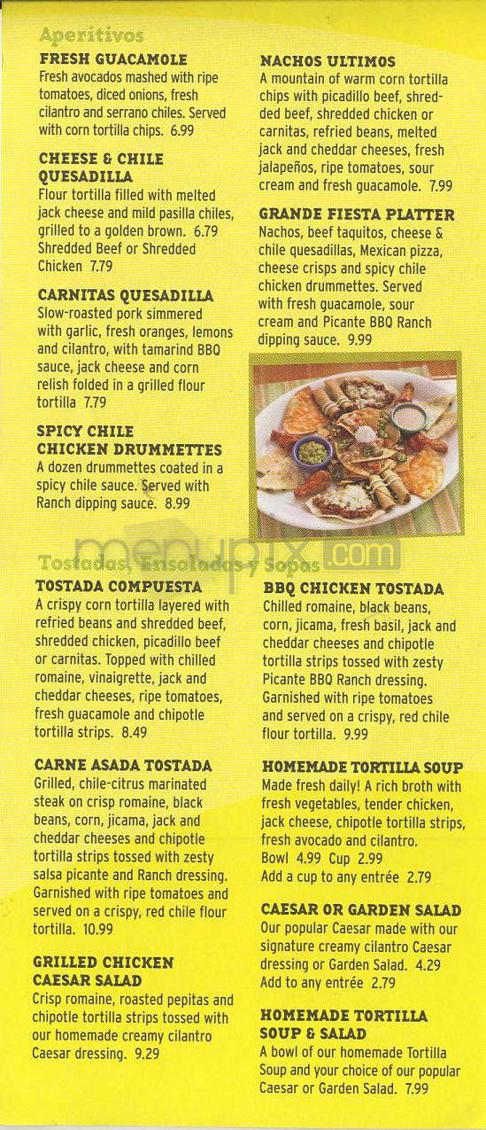 Acapulco Mexican Restaurant - Portland, OR menu_pic