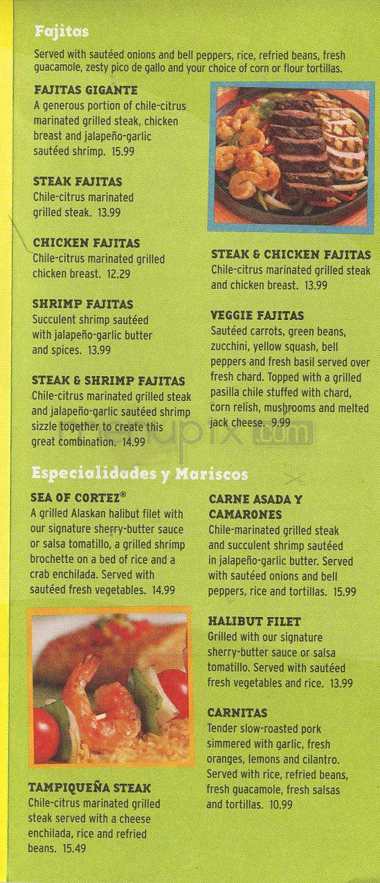 Acapulco Mexican Restaurant - Portland, OR menu_pic