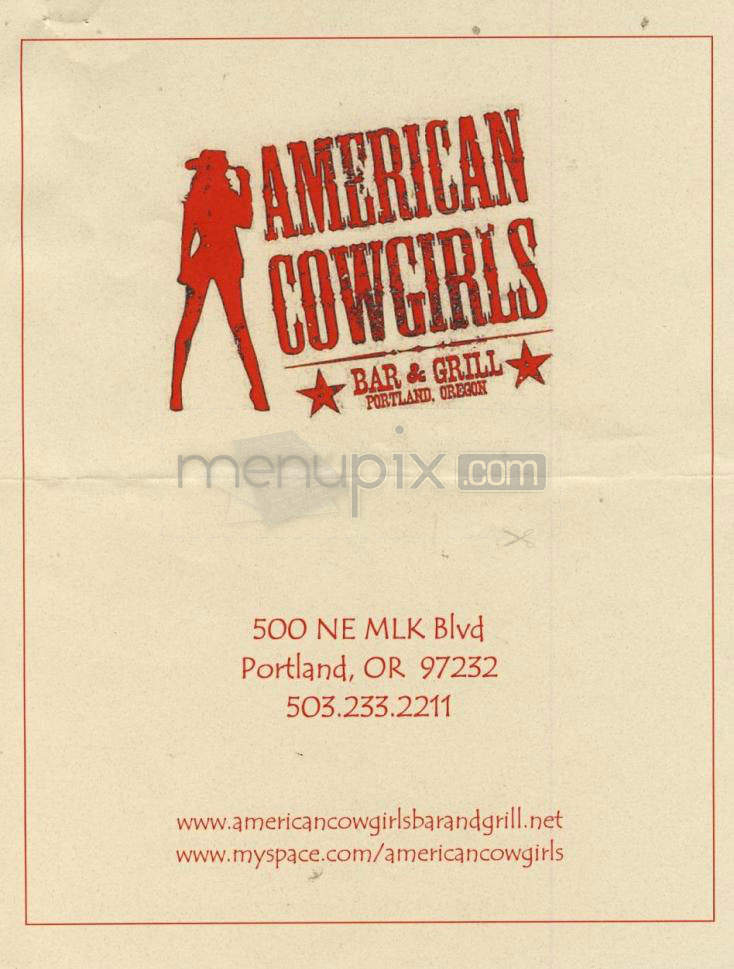 /909136/American-Cowgirls-Bar-and-Grill-Portland-OR - Portland, OR