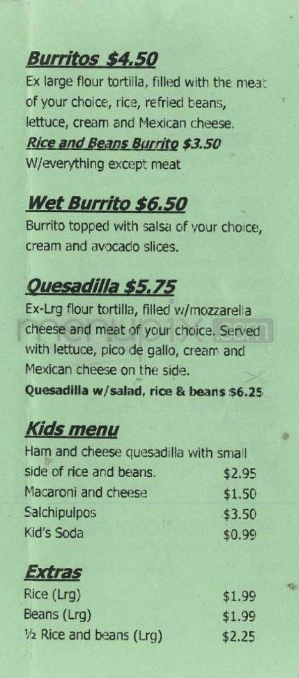 Andale Andale - Portland, OR menu_pic