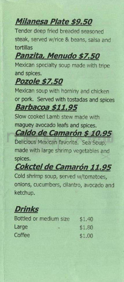 Andale Andale - Portland, OR menu_pic