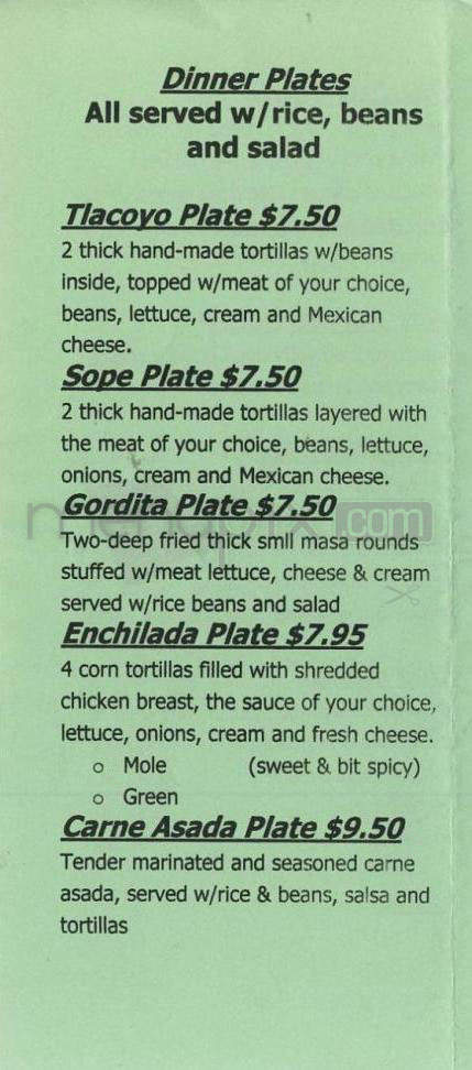 Andale Andale - Portland, OR menu_pic