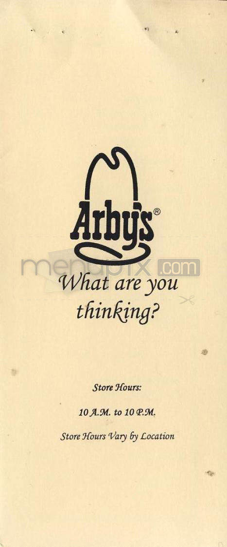 Arby's - Portland, OR menu_pic