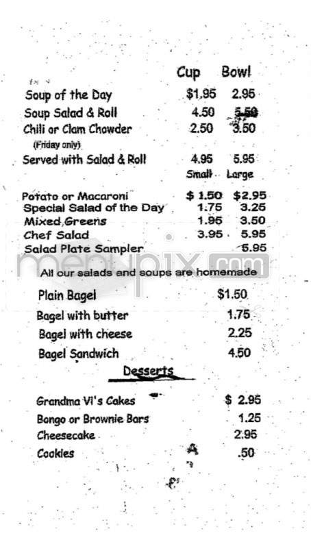 Aunt Tillie's Deli - Portland, OR menu_pic