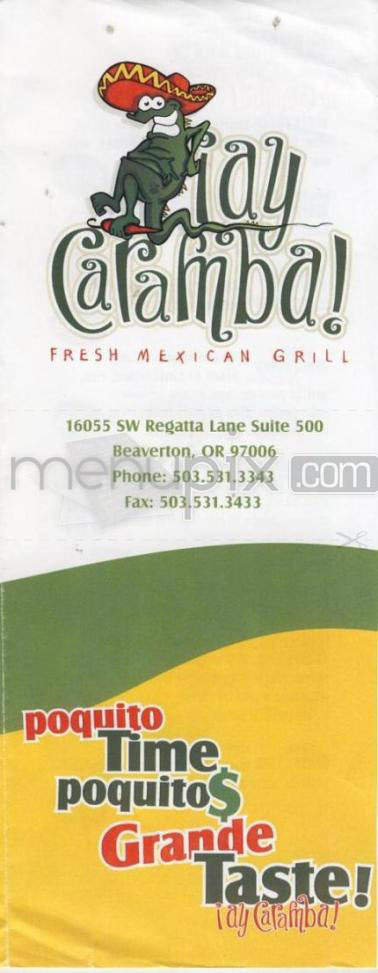 /31740000/Ay-Caramba-Menu-Prunedale-CA - Prunedale, CA