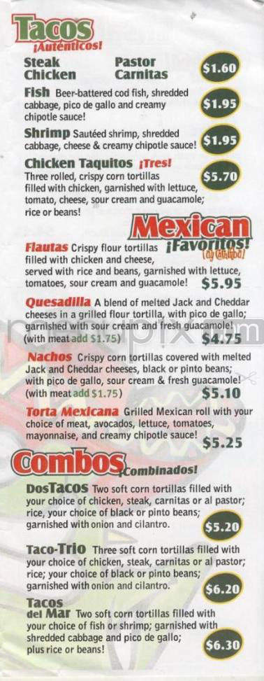 /31740000/Ay-Caramba-Menu-Prunedale-CA - Prunedale, CA