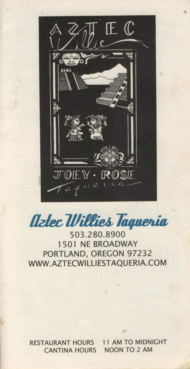 /905099/Aztec-Willie-and-Joey-Rose-Portland-OR - Portland, OR