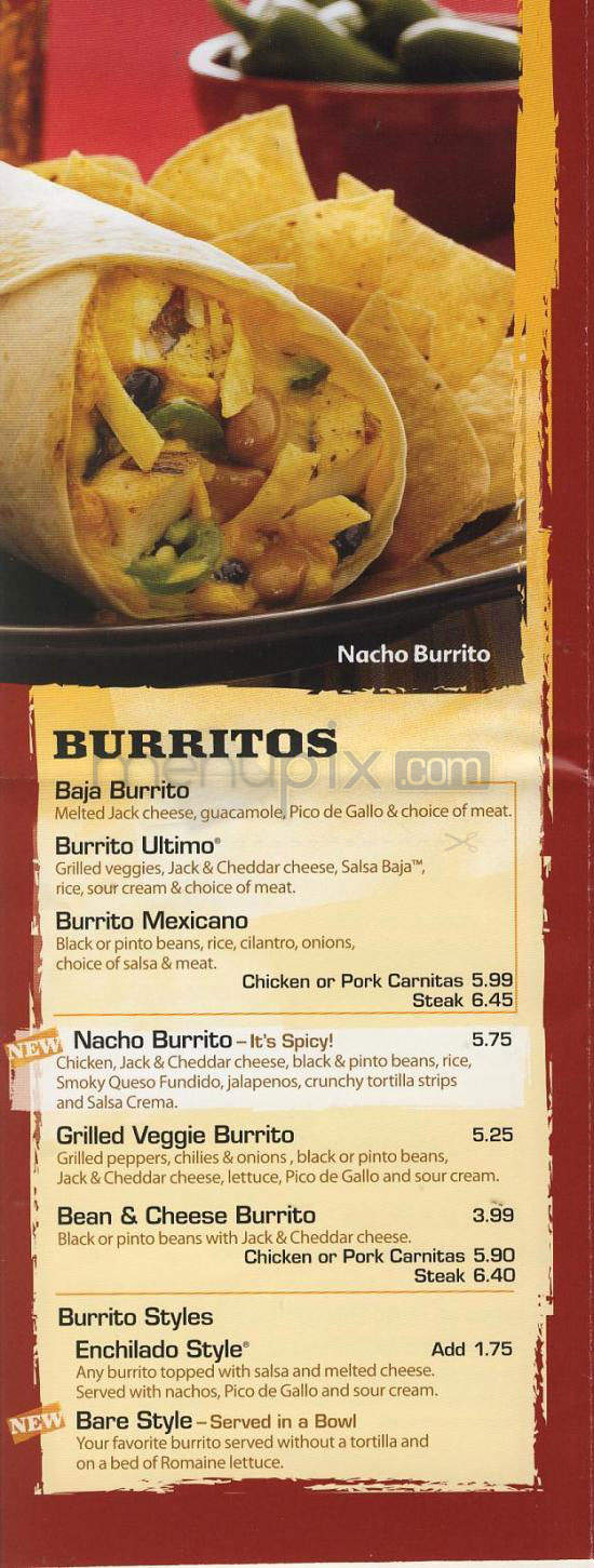 /821428/Baja-Fresh-Mexican-Grill-Menu-Chandler-AZ - Chandler, AZ