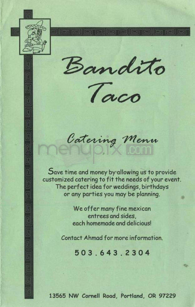 /905120/Bandito-Taco-Portland-OR - Portland, OR