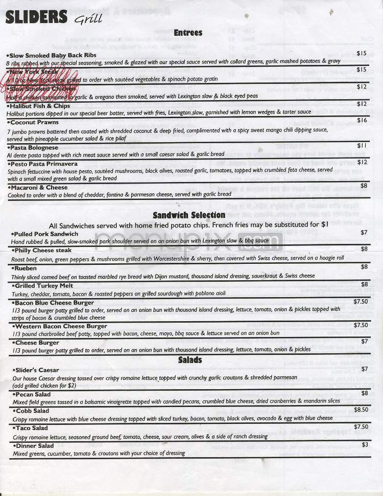 Big Daddy's BBQ - Portland, OR menu_pic